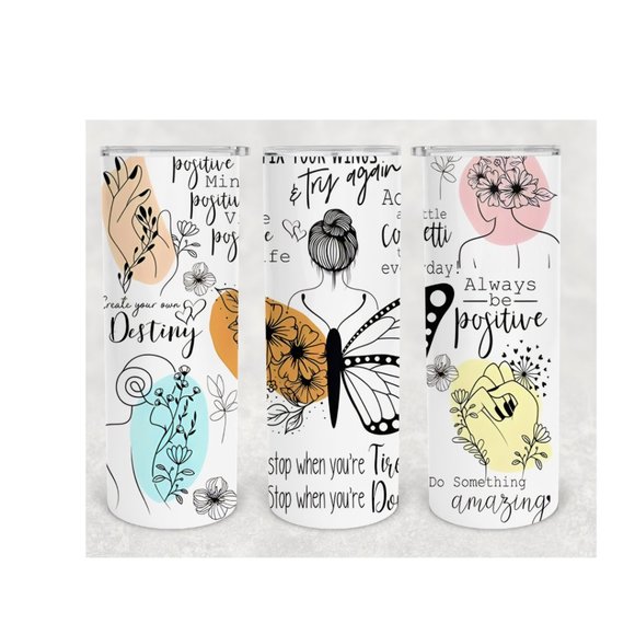 Always be Positive Tumbler - Picture 1 of 1